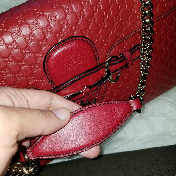 Authentic Emily Guccissima Chain Shoulder Bag. - Picture 2 of 5